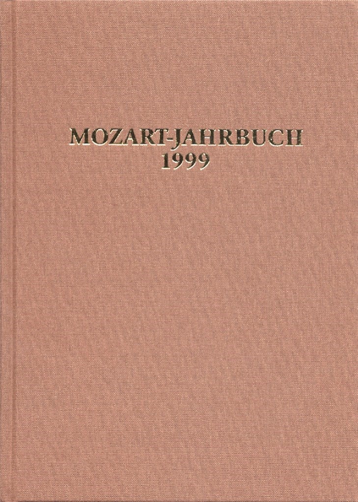 Mozart-Jahrbuch 1999